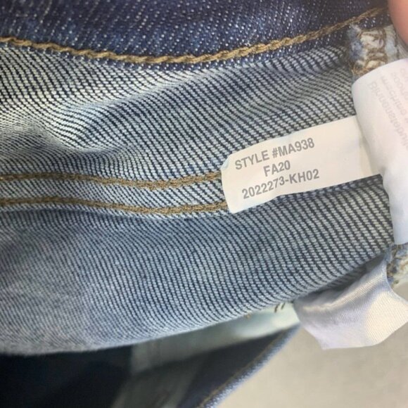 Madewell Dark Wash Jeans Womens Pants Mid Rise Skinny Size 26 x 27 Orland MA938 - Picture 15 of 16